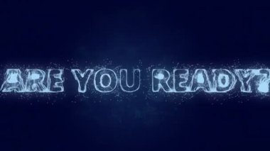 Yazmaya hazır mısın? Plexus ve metin hazır mı? Pleksus. 4K video