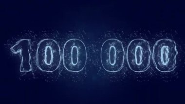 100.000 metin. 100000 metinli pleksus. Pleksus. 4K video