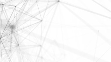 Plexus fantezi soyut teknolojisi. Hareket eden çizgiler, noktalar ve üçgenlerle soyut geometrik arkaplan. - Bilim. Tıp ve teknoloji.