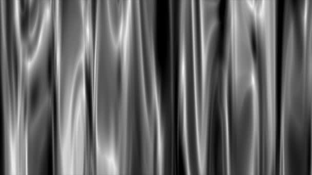 Liquid Metal Looped Abstract Digital Animation with Displaced Noise. Abstract animated background. Liquid Water surface waving slow motion — Video Stock