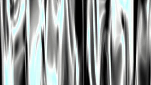 Liquid Metal Looped Abstract Digital Animation with Displaced Noise. Abstract animated background. Liquid Water surface waving slow motion — Video