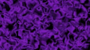 Abstract moving round elements on purple background. Seamless liquid animation for presentation and web design. Light circles template. Fluid ring shapes motion pattern. Morphing cells loop wallpaper