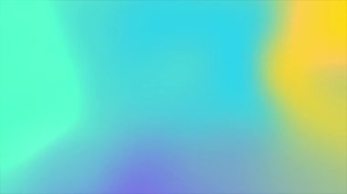 Renk neon gradyanı. Soyut bulanık arkaplan taşınıyor. Renkler konuma göre değişir, pürüzsüz renk geçişleri oluşturur. 4K