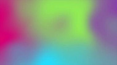 Holografik sıvı akan dalgalar soyut video animasyonu. 4k