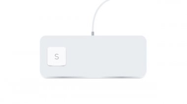 Sex word written with computer buttons over white background. 4k