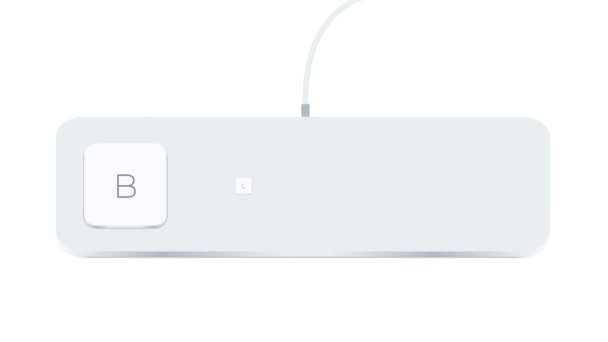 Blog Word Written Computer Buttons White Background — 图库视频影像