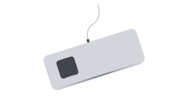 Ctrl Alt Del key icon. Clipart image isolated on white background. 4k