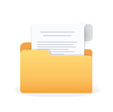 3d belge kağıt dosyaları teknoloji arşivi nesne 3d çarpıcı simgeye sahip