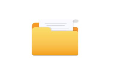 3d klasör kağıt dosyaları teknoloji arşivi nesne 3d çarpıcı simgeye sahip. Hareket tasarımı