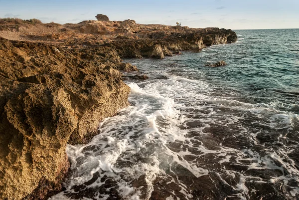 Pedra no mar — Fotografia de Stock