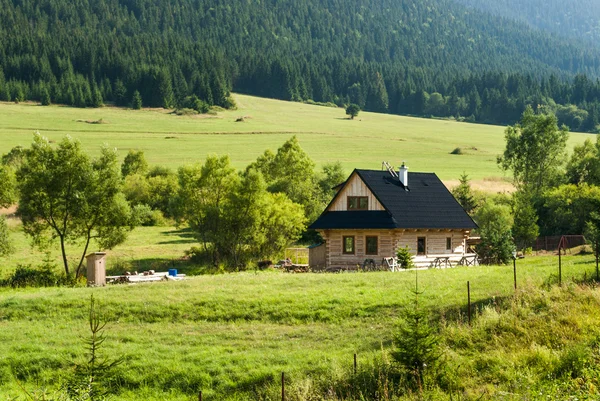 Settlement in the valley — Stock Photo, Image