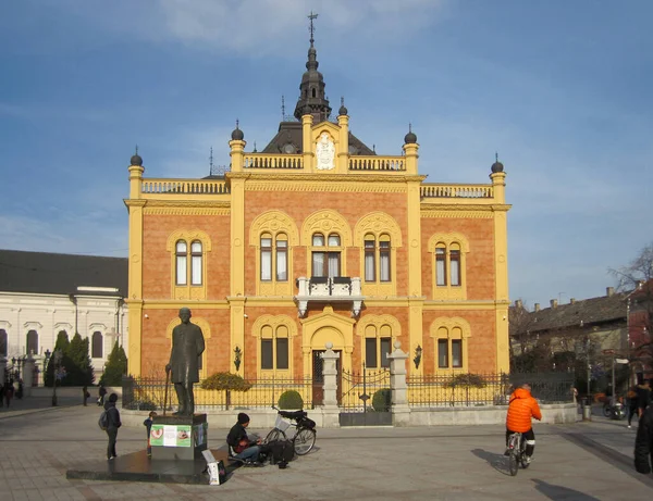 Novi Sad Vojvodina Serbia City Center Square Front Bishop Palace — стокове фото