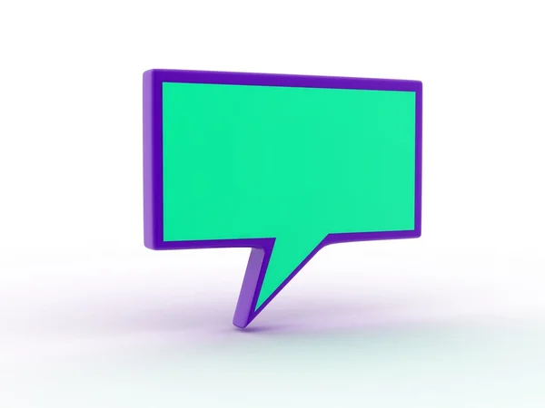 Speech bubble — Stock Photo, Image