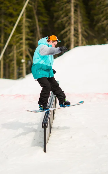 Snowboardzistka — Zdjęcie stockowe