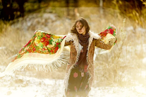 Ethnic fashion woman — Stock Photo, Image