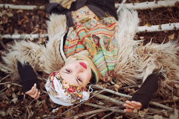 Ethnic fashion woman — Stock Photo, Image