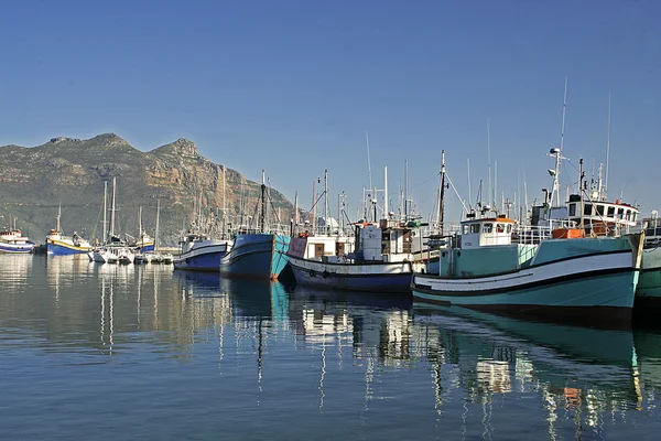 Hafen in Südafrika Stockbild