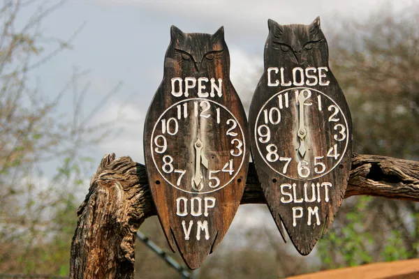 Gate clocks — Stock Photo, Image