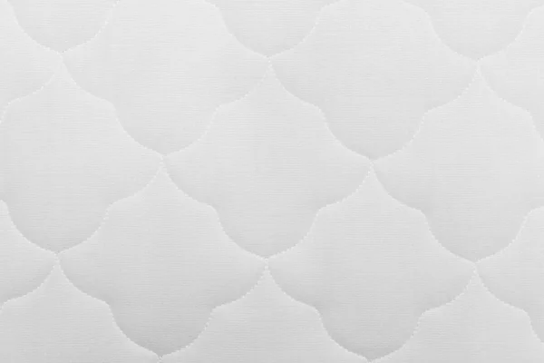 Texture Tissu Matelas Blanc Pour Lit Vue Dessus Texture Blanche — Photo