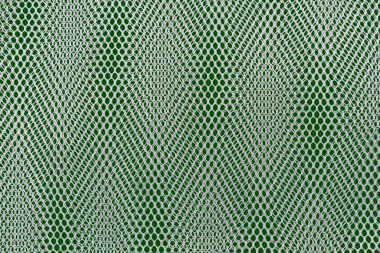 Izgaranın kusursuz desen arkaplanı, ağ dokusunun serin yeşil tonu, dalgalı çizgiler tasarımı, soyut geometrik desen ürünlerinizi görüntülemek veya montajlamak için kullanılabilir.