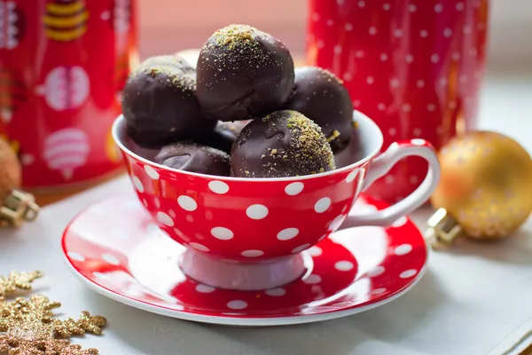 çikolata truffles ve puantiyeli Kupası