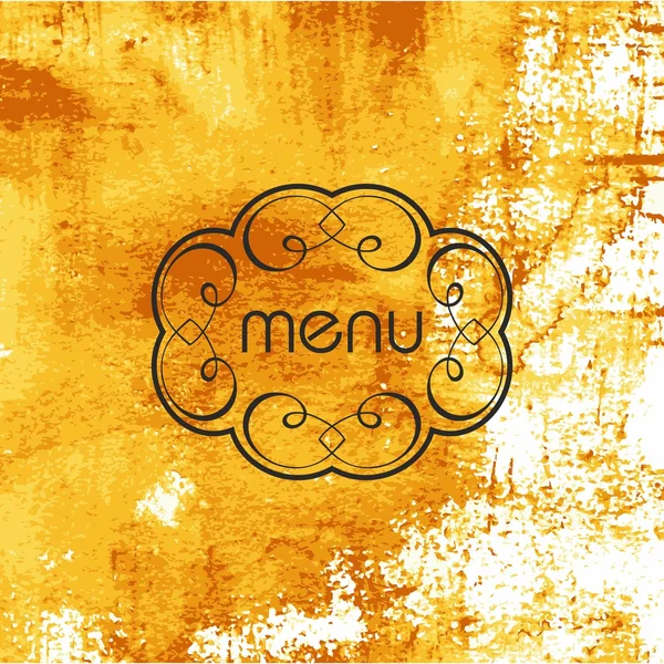 Moldura vintage. Modelo de menu . — Fotografia de Stock