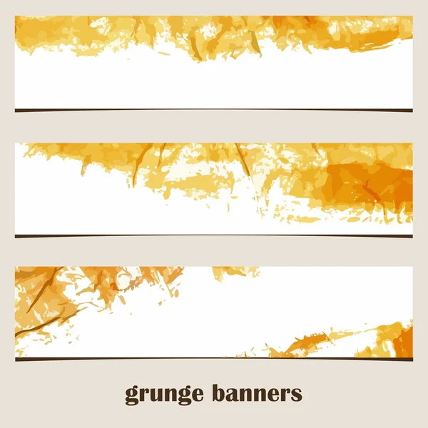 Bandiere grunge. Elementi decorativi del sito web. banner del sito web . — Foto Stock