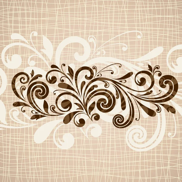 Background with floral pattern — Stock Vector