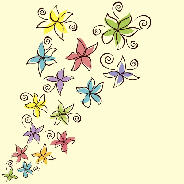Fond floral mignon. — Image vectorielle