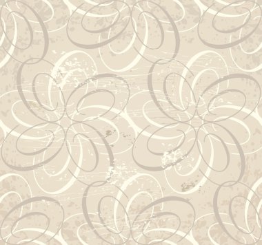 antika arka plan ile çiçek süsleme