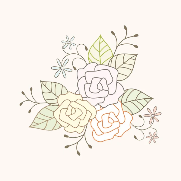 Fond floral. — Image vectorielle