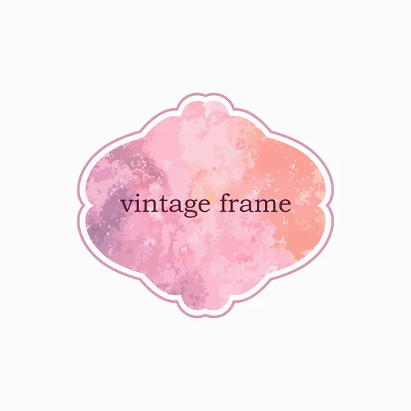 Cadre artistique vintage . — Image vectorielle