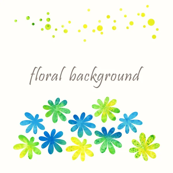 Floral vintage background. — Stock Vector