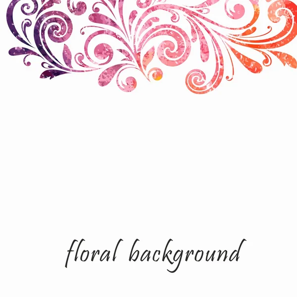 Floral border — Stock Vector