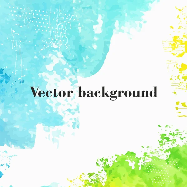 Fundo aquarela abstrato — Vetor de Stock