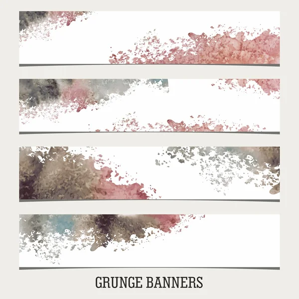 Bannières Grunge — Image vectorielle