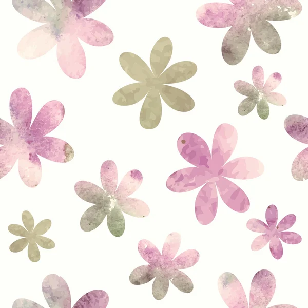 Motif floral sans couture — Image vectorielle