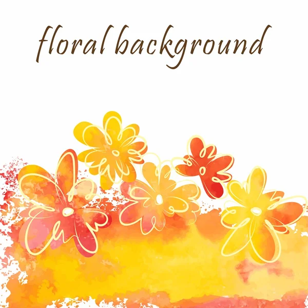 Floral background — Stock Vector