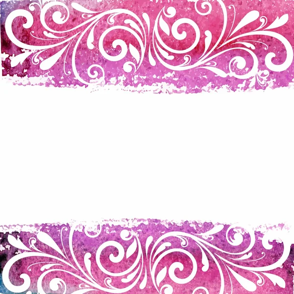 Vintage background with floral pattern. — Stock Vector