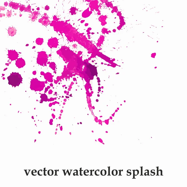Akvarell splash háttér. — Stock Vector