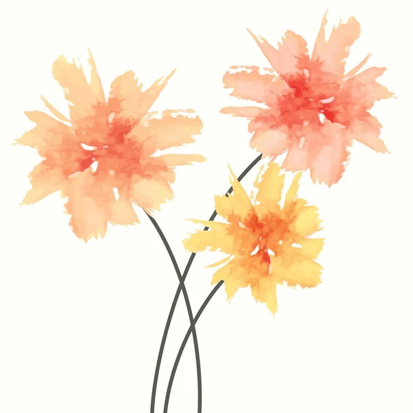 Bouquet floral . — Image vectorielle