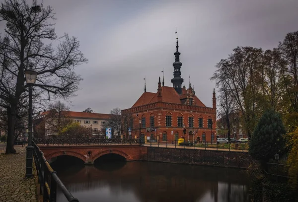 Gdansk Poland Kasım 2021 Eski Belediye Binası Veya Gdansk Taki — Stok fotoğraf