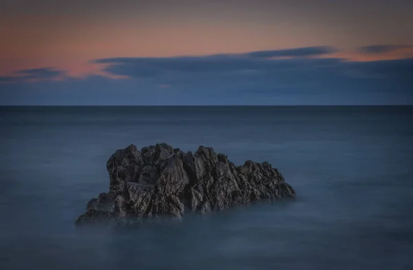 Sonnenaufgang Strand Von Reis Magos Canico Madeira Portugal Oktober 2021 — Stockfoto