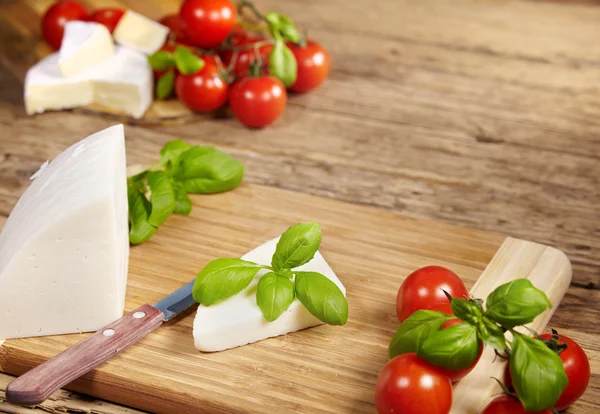 Cartão de queijo — Fotografia de Stock