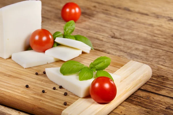 Cartão de queijo — Fotografia de Stock