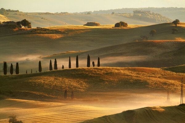Сельская местность, Тоскана, Италия
