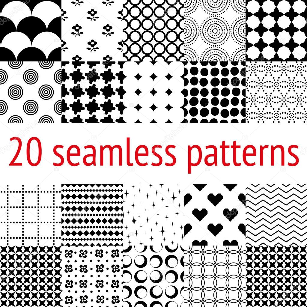 20 seamless patterns
