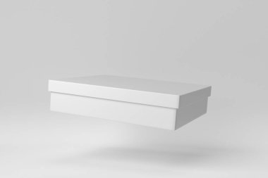 Beyaz arka planda paketleme kutuları. Tasarım Şablonu, Mock up up. 3 Boyutlu Hazırlama.