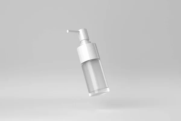 Zobrazení Kosmetického Přípravku Bílém Pozadí Pro Prezentaci Produktu Pro Péči — Stock fotografie
