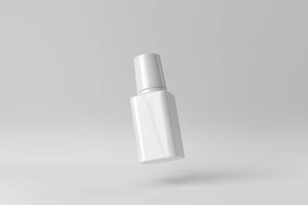 Wyświetlacz Produktu Kosmetycznego Białym Tle Prezentacji Produktu Pielęgnacji Skóry Renderowanie — Zdjęcie stockowe